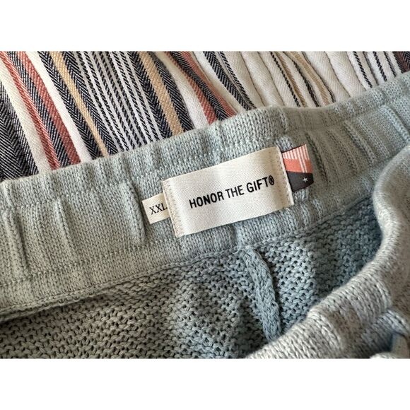 HONOR THE GIFT - Knit Shorts - Gray/Green - XXL - Russell Westbrook - Picture 1 of 4